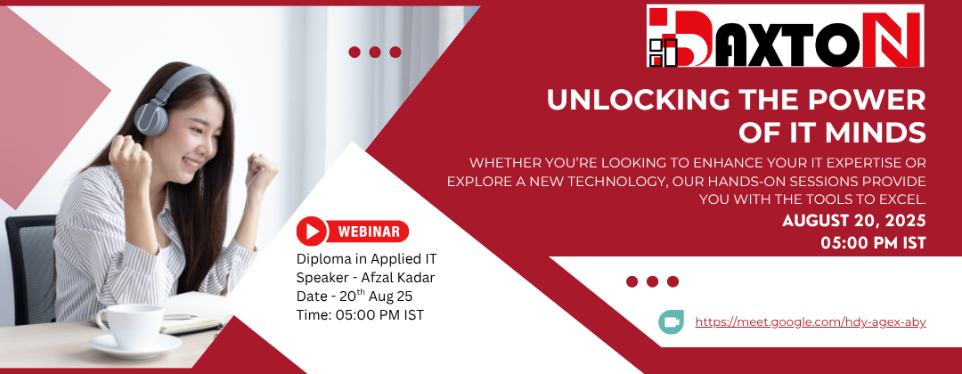 Webinar - Diploma in Applied IT